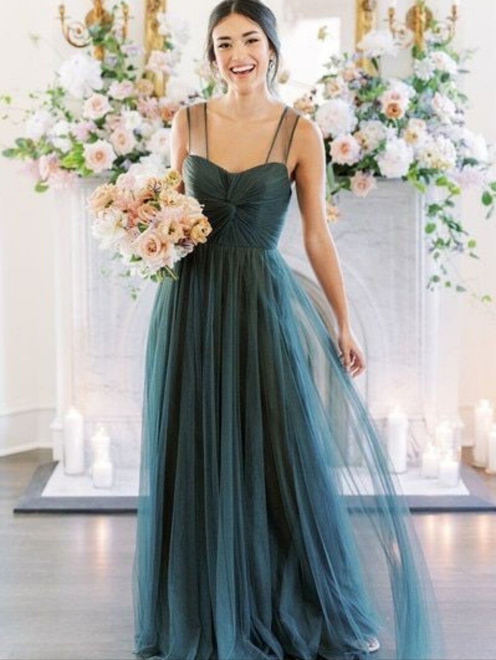 NWT Revelry Pippa Tulle Dress Bridesmaid Dress In Rosemary Size 10